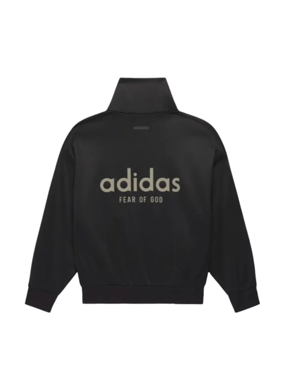 Adidas x Fear of God Full Zip Track Jacket Sweatshirt Mens Medium Black Cotton